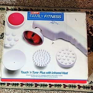 Gently loved Conair family fit touch & tone Infrared heat massage 5 attachments